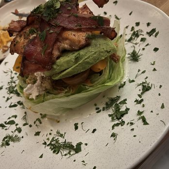 Moxies - Salmon & Avocado Cobb Salad - Cocktail Bars Near Me - Dallas, Texas Moxies - Salmon & Avocado Cobb Salad - Cocktail Bars Near Me - Dallas, Texas