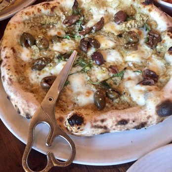 A16 - Eggplant pizza with mozzarella di búfala added - Italian Near Me - Oakland, California A16 - Eggplant pizza with mozzarella di búfala added - Italian Near Me - Oakland, California