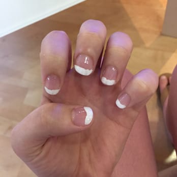Artisan Nail - My manicure minutes after I left the salon. Never going here ever again! - Nail Salons Near Me - Conshohocken, Pennsylvania