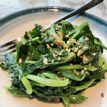 Empress by Boon - Stir fried Snow Pea shoots. Good texture but w excess liquid on the plate. - Cantonese Near Me - San Francisco, California Empress by Boon - Stir fried Snow Pea shoots. Good texture but w excess liquid on the plate. - Cantonese Near Me - San Francisco, California