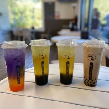 DIY Tea Lab - three different flavors of tea - Bubble Tea Near Me - Kirkland, Washington