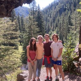 A quick walk from the trail!