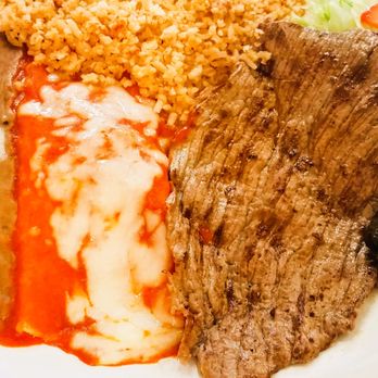 The Original Las Brisas - Our #8 Carne Asada with Enchilada. We hand cut our own meat and use our homemade delicious enchilada sauce. - Seafood Near Me - San Pedro, California The Original Las Brisas - Our #8 Carne Asada with Enchilada. We hand cut our own meat and use our homemade delicious enchilada sauce. - Seafood Near Me - San Pedro, California