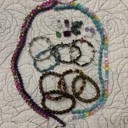 Southwestern New Mexico State Fair - Items I bought this year. Beautiful strings of beads and a few accessories.
