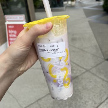 Happy Lemon - U Village - A11. Ube Fresh Milk w/ Taro Ball - Bubble Tea Near Me - Seattle, Washington Happy Lemon - U Village - A11. Ube Fresh Milk w/ Taro Ball - Bubble Tea Near Me - Seattle, Washington