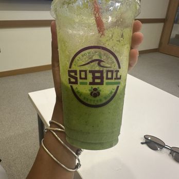 SoBoL - Super Green Smoothie 10/10 was $10 for 24oz  The mango chunks made it even better! Definitely recommend getting this if you go. - Juice Bars & Smoothies Near Me - New Haven, Connecticut