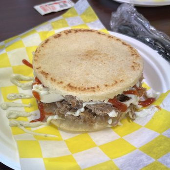 Coco’s Bistro - Number 11: Pulled Pork Arepa - Latin American Near Me - Sarasota, Florida