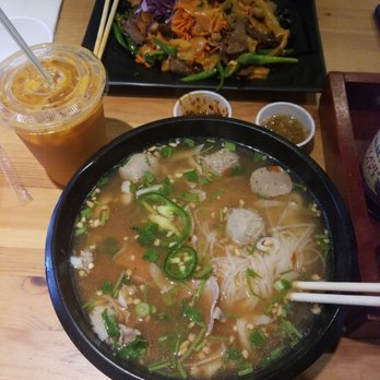 Cyclo Noodles - Beef pho noodles & pad see ew - Cambodian Near Me - Long Beach, California