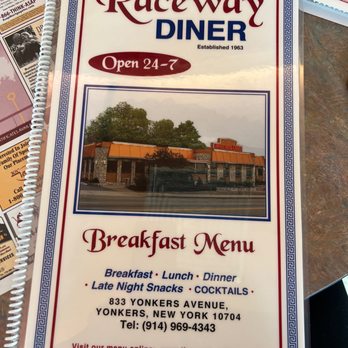 Raceway Diner - the menu for the raceway diner - Diners Near Me - Yonkers, New York Raceway Diner - the menu for the raceway diner - Diners Near Me - Yonkers, New York