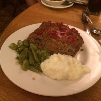 Old Mill Restaurant - A single portion of meatloaf! Honestly, at least three people could have share this and still been full. - American Near Me - Pigeon Forge, Tennessee Old Mill Restaurant - A single portion of meatloaf! Honestly, at least three people could have share this and still been full. - American Near Me - Pigeon Forge, Tennessee