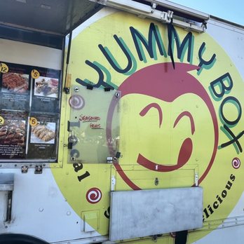 Yummy Box - a food truck with a monkey face painted on the side - Food Trucks Near Me - Edmonds, Washington Yummy Box - a food truck with a monkey face painted on the side - Food Trucks Near Me - Edmonds, Washington
