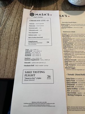 Menu photo 3 Masa's Sushi and Appetizer Novato, CA
