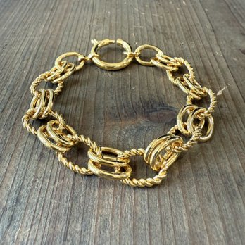 Gilding the Lily - Vintage chain bracelet plated in 18k gold... - Jewelry Near Me - Fullerton, California