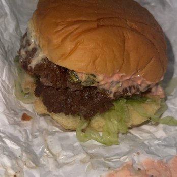 Buddy's Burger - Spicy double cheeseburger. - Burgers Near Me - Austin, Texas Buddy's Burger - Spicy double cheeseburger. - Burgers Near Me - Austin, Texas