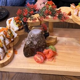 Shrimp tempra roll and Go Go roll Shrimp tempra roll and Go Go roll