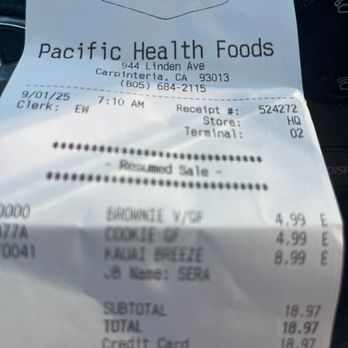 Pacific Health Foods - Kauai breeze - Health Markets Near Me - Carpinteria, California