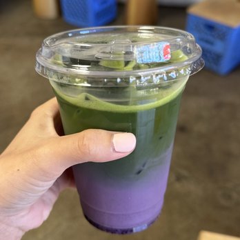 Work in Progress - Blueberry Matcha - Wine Bars Near Me - Costa Mesa, California Work in Progress - Blueberry Matcha - Wine Bars Near Me - Costa Mesa, California