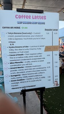 Menu photo 1 Kyoko Coffee Austin, TX