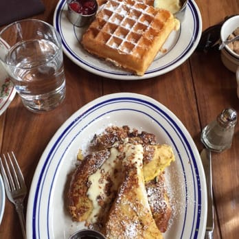 The Publican - French toast and waffle. - New American Near Me - Chicago, Illinois The Publican - French toast and waffle. - New American Near Me - Chicago, Illinois