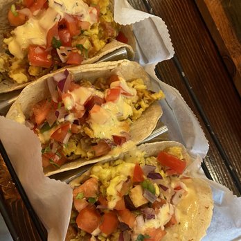 Stone & Rail - Breakfast tacos- looks great, doesn't taste that great - Gastropubs Near Me - Glen Rock, New Jersey