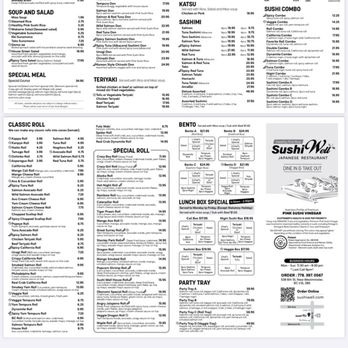 Sushi Well - Menu - Sushi Bars Near Me - New Westminster, British Columbia Sushi Well - Menu - Sushi Bars Near Me - New Westminster, British Columbia