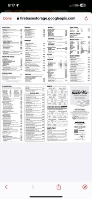 Menu photo 1 Sushi Well New Westminster, BC Menu photo 1 Sushi Well New Westminster, BC