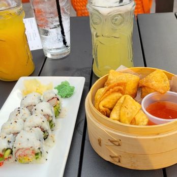 Bar Bao - California Roll and Crab Rangoon - Asian Fusion Near Me - Arlington, Virginia