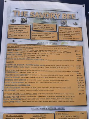 Menu photo 1 The Savory Bee Potlatch, ID