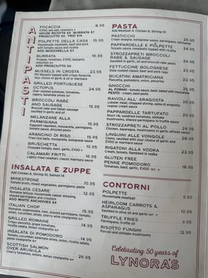 Menu photo 3 Lynora's Italian Restaurant Boca Raton, FL Menu photo 3 Lynora's Italian Restaurant Boca Raton, FL
