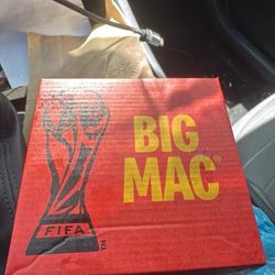McDonald's - Big Mac in World Cup box.