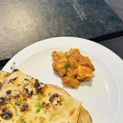 Tadka - Sizzling Indian Spices - Garlic roti and subzi
