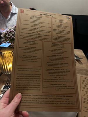 Menu photo 1 The Marshal New York, NY