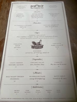 Menu photo 6 The Commerce Inn New York City, NY Menu photo 6 The Commerce Inn New York City, NY