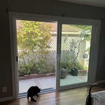 Royal Pane Windows & Doors - Kitty is pleased with the finished work! - Windows Installation Near Me - Los Alamitos, California Royal Pane Windows & Doors - Kitty is pleased with the finished work! - Windows Installation Near Me - Los Alamitos, California