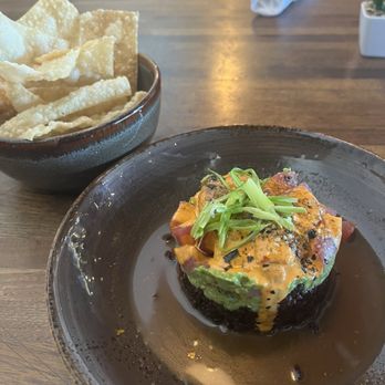 Eureka! - Ahi Poke Stack - American Near Me - Irvine, California Eureka! - Ahi Poke Stack - American Near Me - Irvine, California