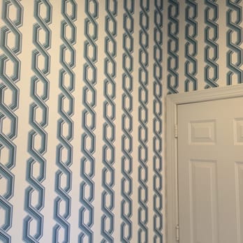 Larry Stroup Wallpapering - Geometric for the mud room. - Wallpapering Near Me - Middletown, Maryland Larry Stroup Wallpapering - Geometric for the mud room. - Wallpapering Near Me - Middletown, Maryland
