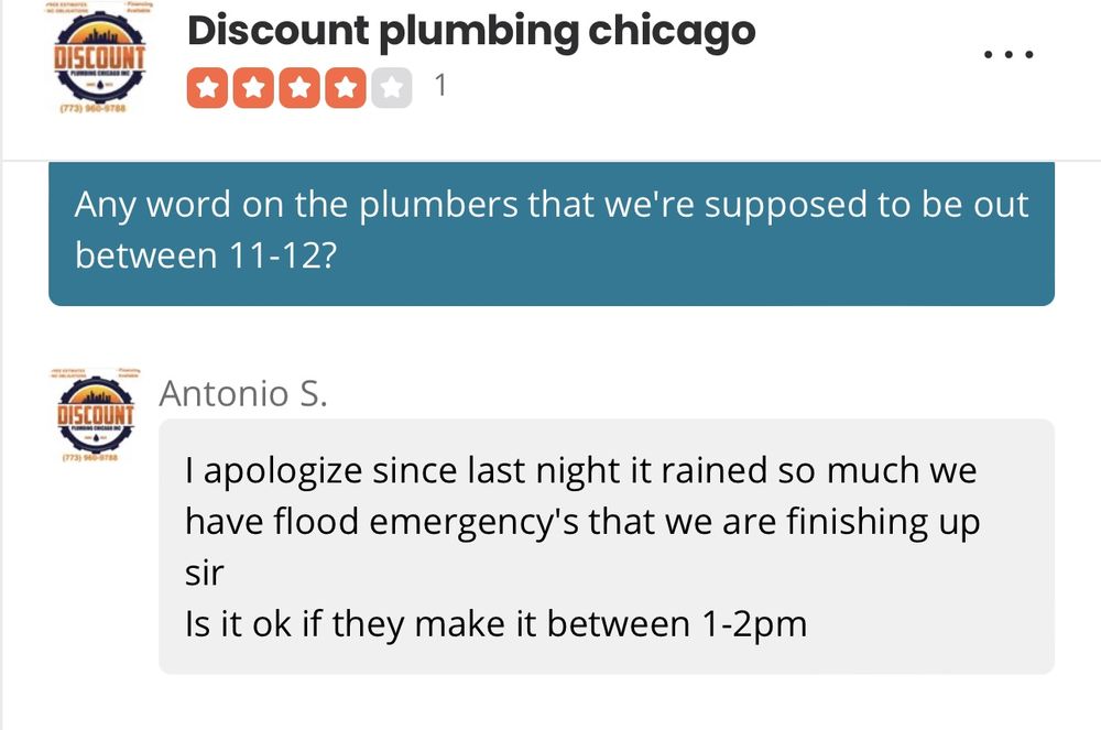 Slide of Discount plumbing chicago