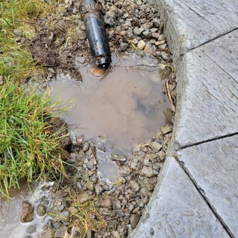 It Fitz Concrete - Broken sprinkler head... we spraypainted sprinkler head locations white to avoid this. - Masonry/Concrete Near Me It Fitz Concrete - Broken sprinkler head... we spraypainted sprinkler head locations white to avoid this. - Masonry/Concrete Near Me