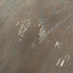 This is the quality of Ashley's products. Had this table for about 60 days and the surface is chipping away. This is the quality of Ashley's products. Had this table for about 60 days and the surface is chipping away.