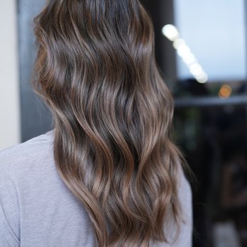 Salon Per Se - Golden Brown balayage by Harvey and Olivia - Hair Salons Near Me - Houston, Texas