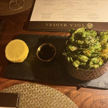 Toca Madera - Shishito Peppers - Steakhouses Near Me - Houston, Texas