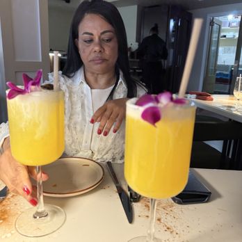 Capricho Colombian Steakhouse - Tequila Maracuya Soda - Seafood Near Me - Brookline, Massachusetts