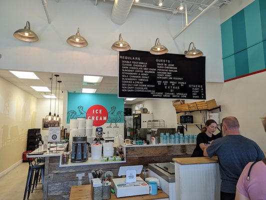 Two Roosters Ice Cream by null