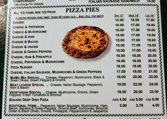 Menu photo 1 Mama Mia's Redford, MI Menu photo 1 Mama Mia's Redford, MI