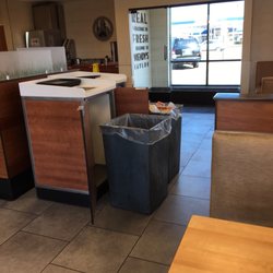 Wendy's - Dirtiest Wendy's around! Tables weren't clean. Trash cans sitting out.  Nasty!