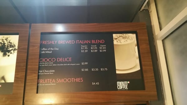 Menu photo 2 Minuti Coffee Houston, TX Menu photo 2 Minuti Coffee Houston, TX