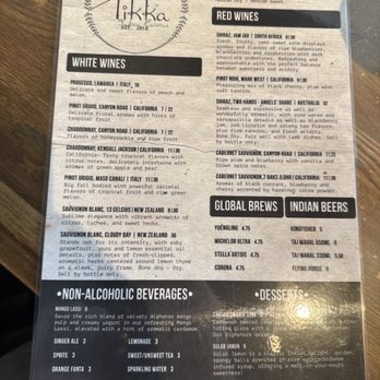 Tikka Indian Cuisine - Menu - Indian Near Me - Sarasota, Florida