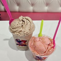 La Michoacana Ice Cream - Gansito, chocolate, and guava ice creams