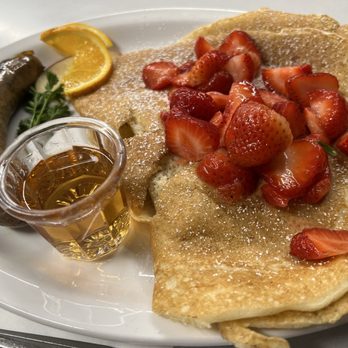 Paula's Pancake House - Danish combination plate - Breakfast & Brunch Near Me - Solvang, California Paula's Pancake House - Danish combination plate - Breakfast & Brunch Near Me - Solvang, California