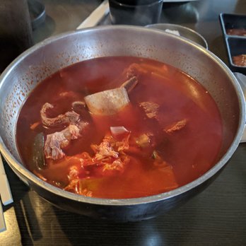 Tang Maru - Spicy beef rib stew/soup - Korean Near Me - Palisades Park, New Jersey